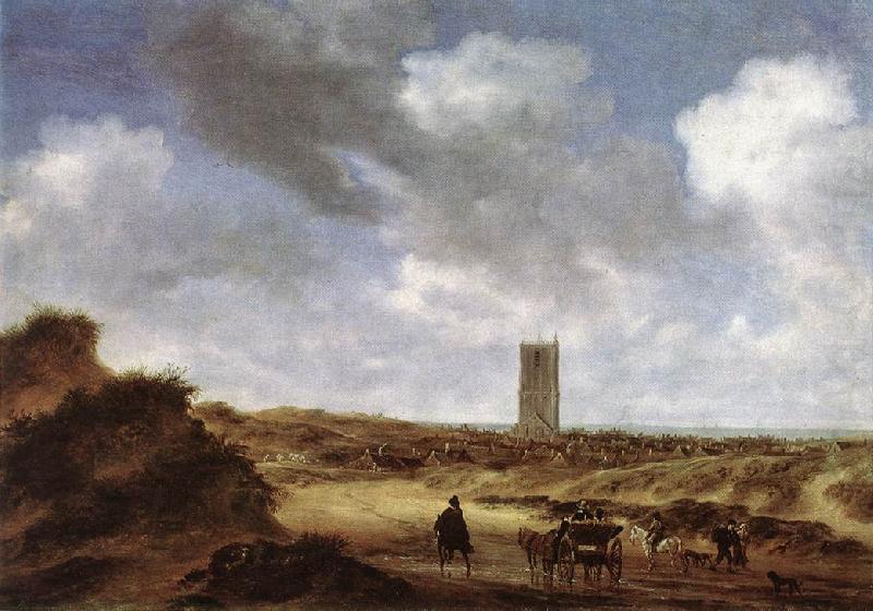 View of Egmond aan Zee f, RUYSDAEL, Salomon van